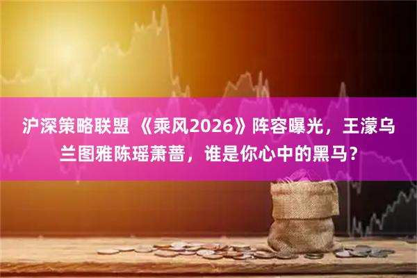 沪深策略联盟 《乘风2026》阵容曝光，王濛乌兰图雅陈瑶萧蔷，谁是你心中的黑马？