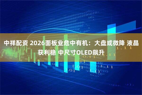 中祥配资 2026面板业危中有机：大盘或微降 液晶获利稳 中尺寸OLED飙升